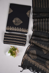 Premium Sanganeri Printed Cotton Suit With Kota Doria Duppta(BFCOTKD17)